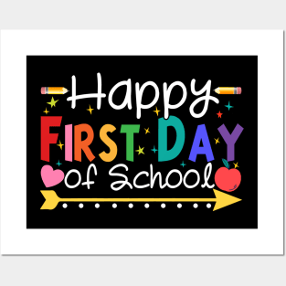 Welcome Back To School First Day Of School Students Teachers Posters and Art